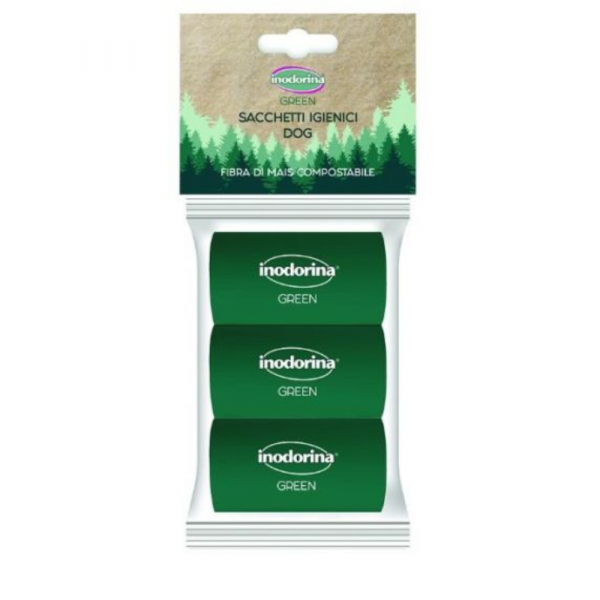 Inodorina Green Sacos Excrementos 3 X 12 UND