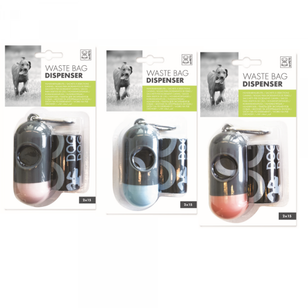 M-Pets Dispensador Sacos Excrementos + Recarga