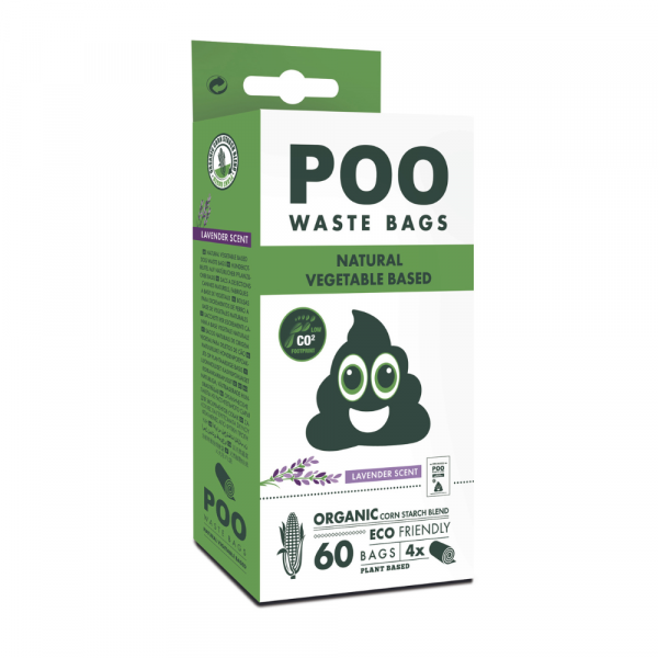 M-Pets Sacos Excrementos Poo Lavanda