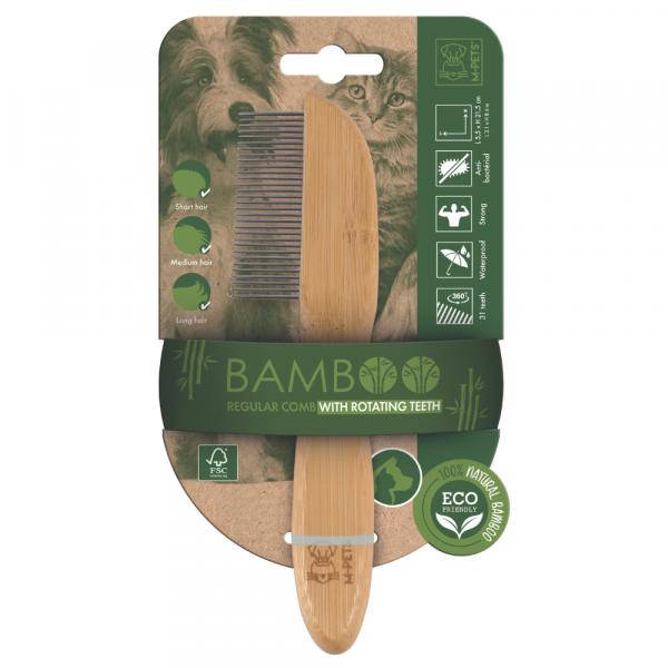 Pente Eco - Bamboo 31 Dentes