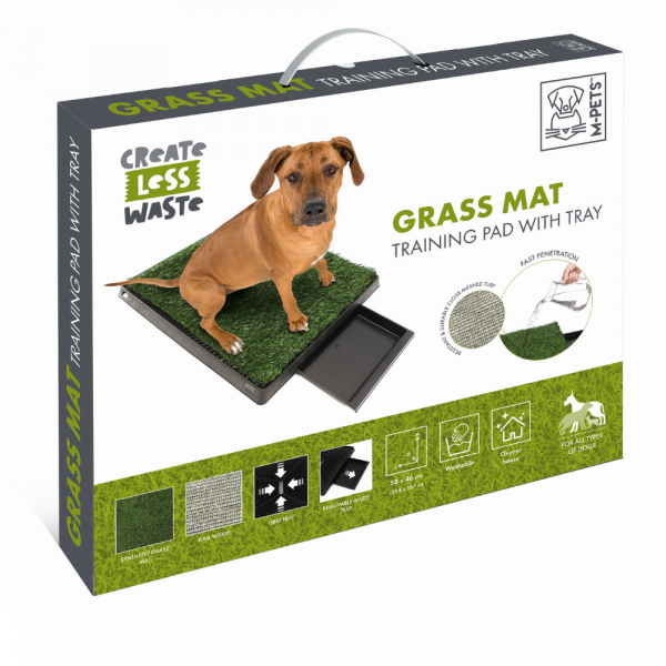 Puppy Pad Grass Com Tabuleiro 58 X 46Cm
