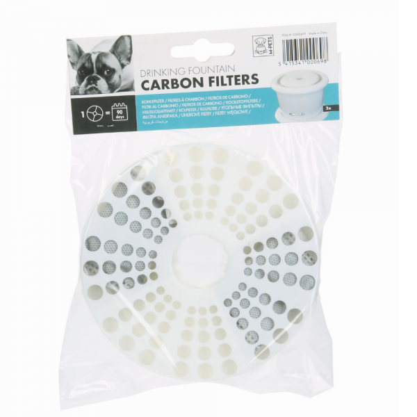 M-Pets Water Fountain Filter 2Pcs Carbon