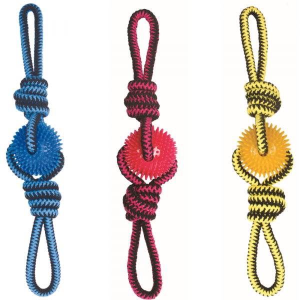 M-Pets Brinquedo Cão Corda Twist Prickly Trio