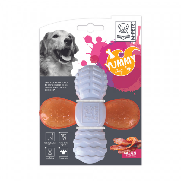 Brinquedo Cão Yummy C/ Sabor a Bacon 12,8 CM