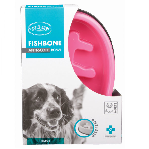 M-Pets Comedouro Slow Feeding Fishbone