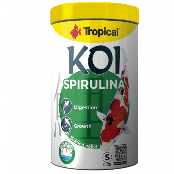 Tropical Koi Spirulina Pellet Size S 1000 ML/320 GR