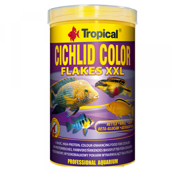 Tropical Cichlid Colour Flakes