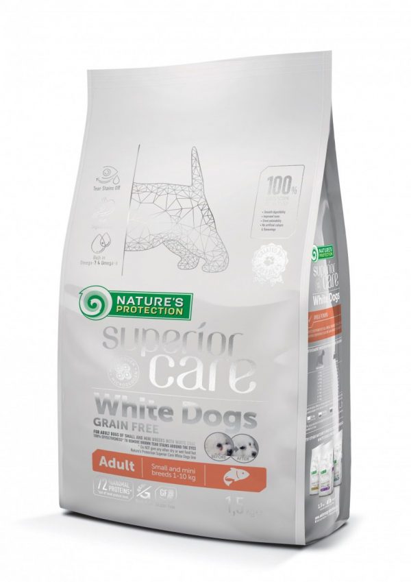 White Dogs Grain Free Salmon Adult Small and Mini Breed