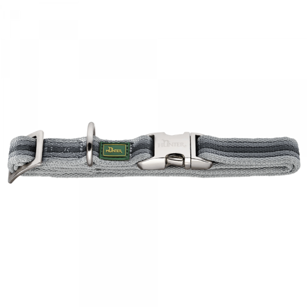Coleira Davao Alu Forte Cinza XL - 50 CM