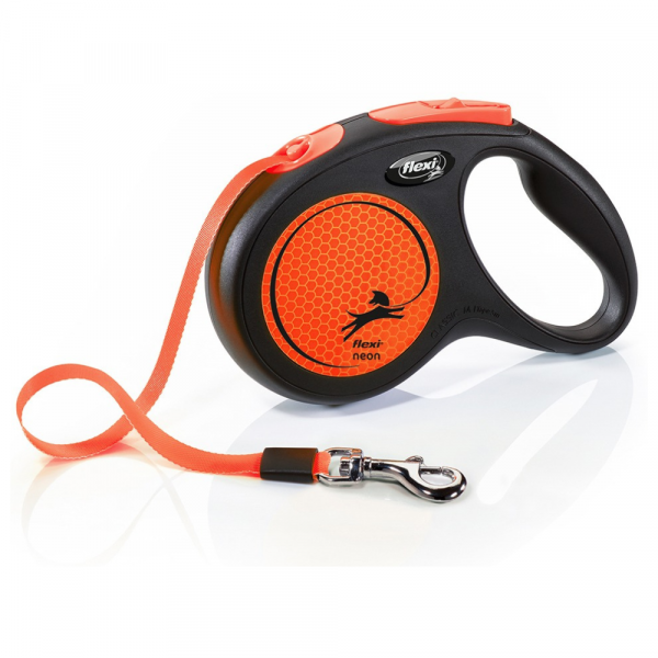 Flexi New Neon Fita Laranja