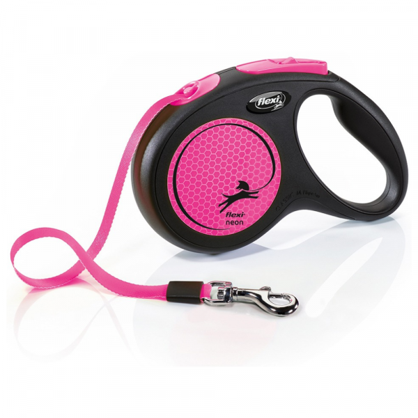 Flexi New Neon Fita Rosa