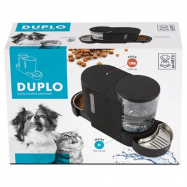 Comedouro & Bebedouro Dispensador Duplo M-Pets